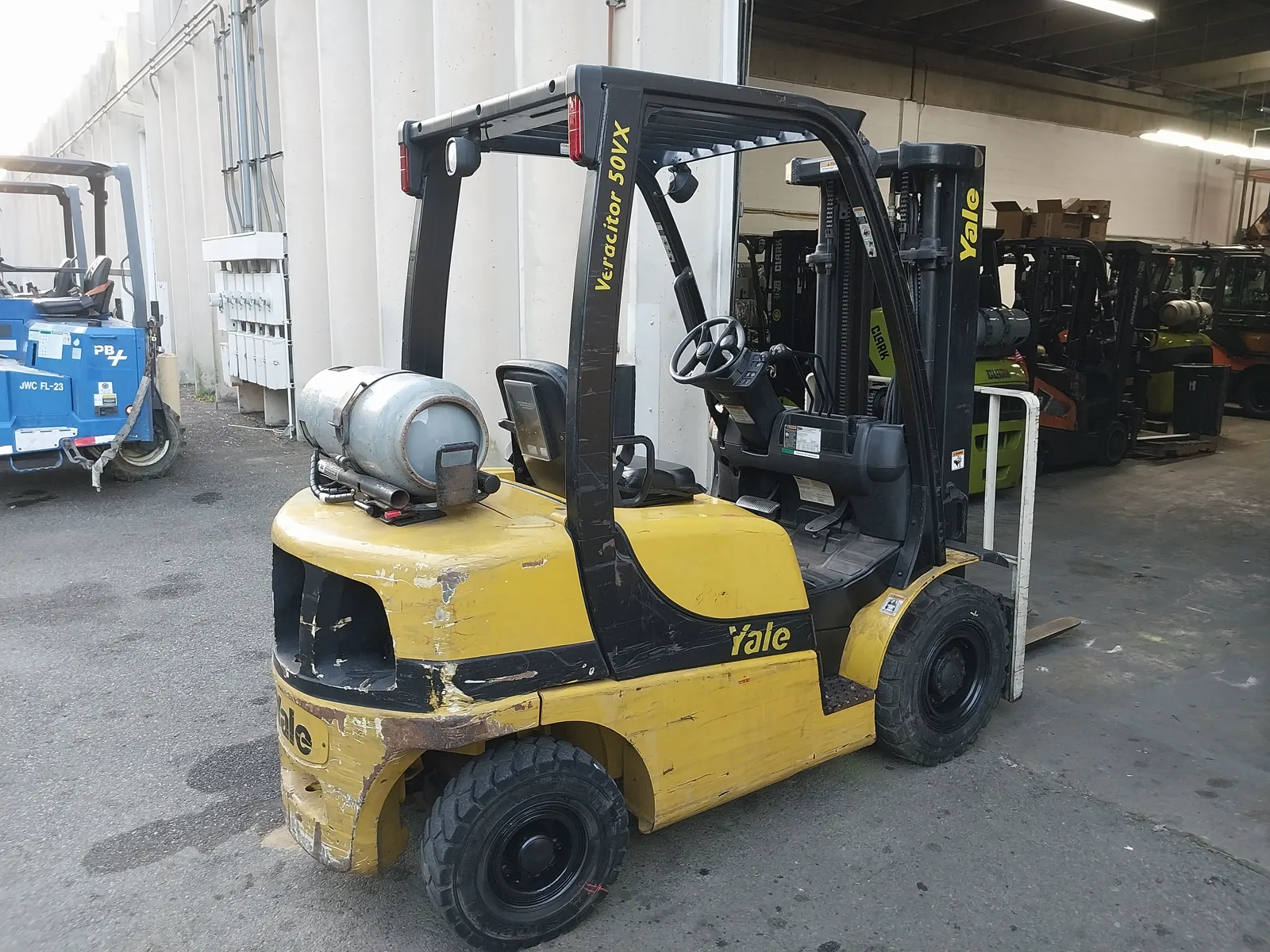 Used Yale counterbalanced forklift available in Lehigh Valley